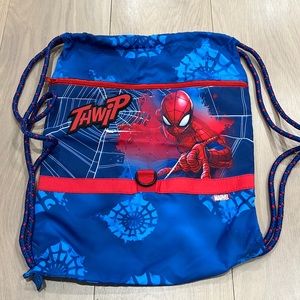 Disney spiderman draw string bag